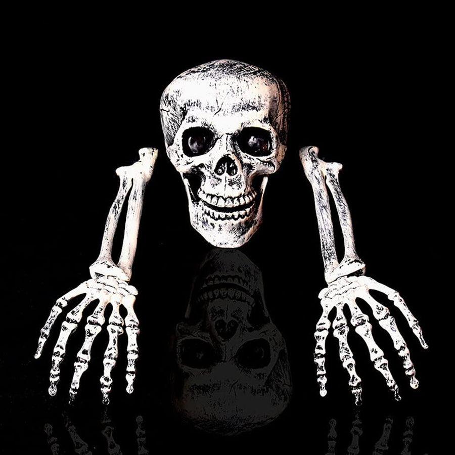Halloween Decorations Skeleton Stakes, Groundbreakers for Best Halloween Yard Decorations Outdoor Graveyard