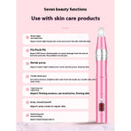 Rechargeable Microneedling Derma Pen Skin Care Microneedle Electric Derma Stamp Safe Nano Needling Pen at Home