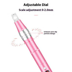 Rechargeable Microneedling Derma Pen Skin Care Microneedle Electric Derma Stamp Safe Nano Needling Pen at Home