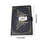Notebooks Notebook Diary Journal Three-Digit Password Combination Lock Perfect for College Or Homeschool 200 Pages Paper