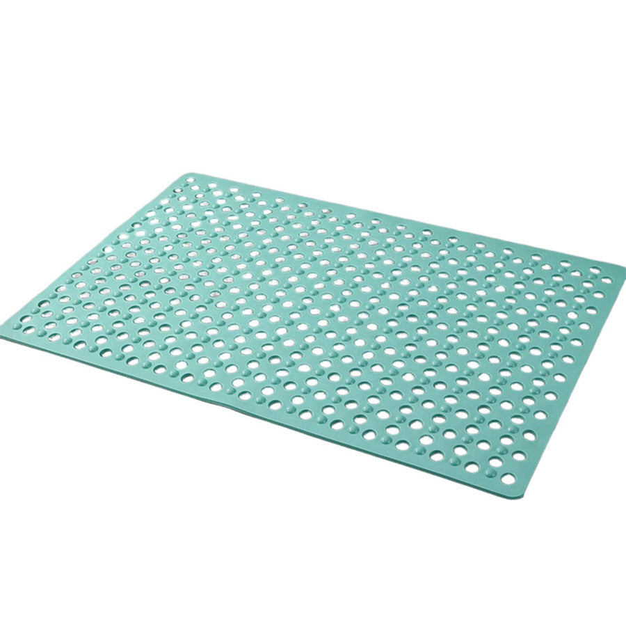 Non Slip Shower Mat with Drain Holes and Suction Cup,Thick Durable Tub Mat Comfy Massage Bathroom Mat for Shower Stall Bathtub