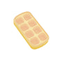 Silicone Ice Cube Tray, with Lid,8 Grid Soft Bottom Ice Cube Tray, Square Fruit Ice Cube Maker, Easy Operation (4pcs)