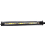 Motorcycle Daytime Running Light with Fork Turn Signals Blinkers Strip, Switchback White & Sequential Amber Light Adjustable（2pcs）