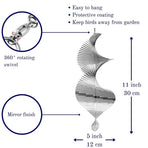 Metal Garden Spinners Outdoor Garden Art for Backyard Outdoor Hanging Decor and Spinners for Yard and Garden Ornaments Shape