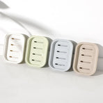 4 Pack Travel Soap Container, Portable Soap Holder with Lid, Travel Bar Soap Holder, Soap Case for Camping Gym Travel