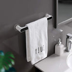 Storage Shelf，Rack Suction Wall-Mounted Towel Bar Holder Adhesive No Drilling Towel Holder Save Space for Kitchen Home（small）