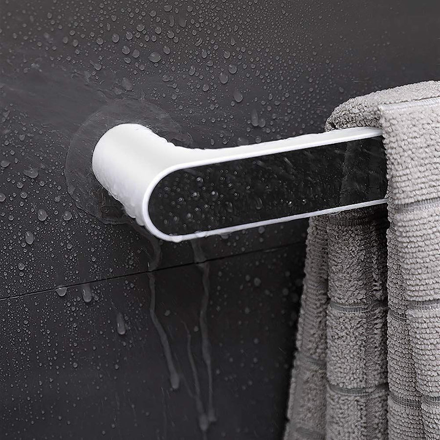 Storage Shelf，Rack Suction Wall-Mounted Towel Bar Holder Adhesive No Drilling Towel Holder Save Space for Kitchen Home（small）