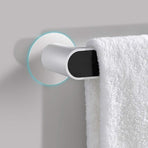 Storage Shelf，Rack Suction Wall-Mounted Towel Bar Holder Adhesive No Drilling Towel Holder Save Space for Kitchen Home（small）