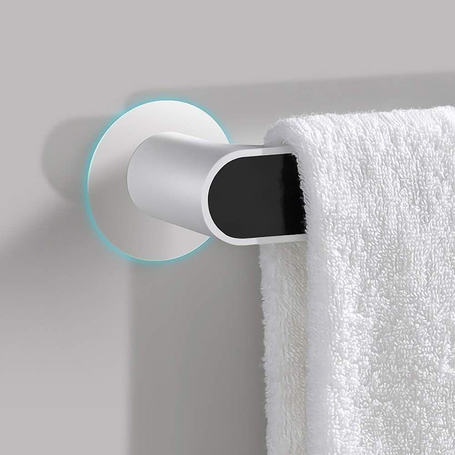 Storage Shelf，Rack Suction Wall-Mounted Towel Bar Holder Adhesive No Drilling Towel Holder Save Space for Kitchen Home（small）