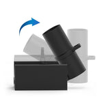 Sample 3.5mm Pitch Double Deck Right Angle Pin Male Pluggable Electrical Screw Terminal Block (black)