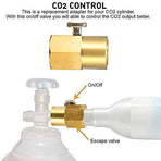Soda Refill Bottle Adapter Refills Connector Kit for CGA320 to TR21-4,Soda Machine Soda  Adapter Connector Adapter Accessories