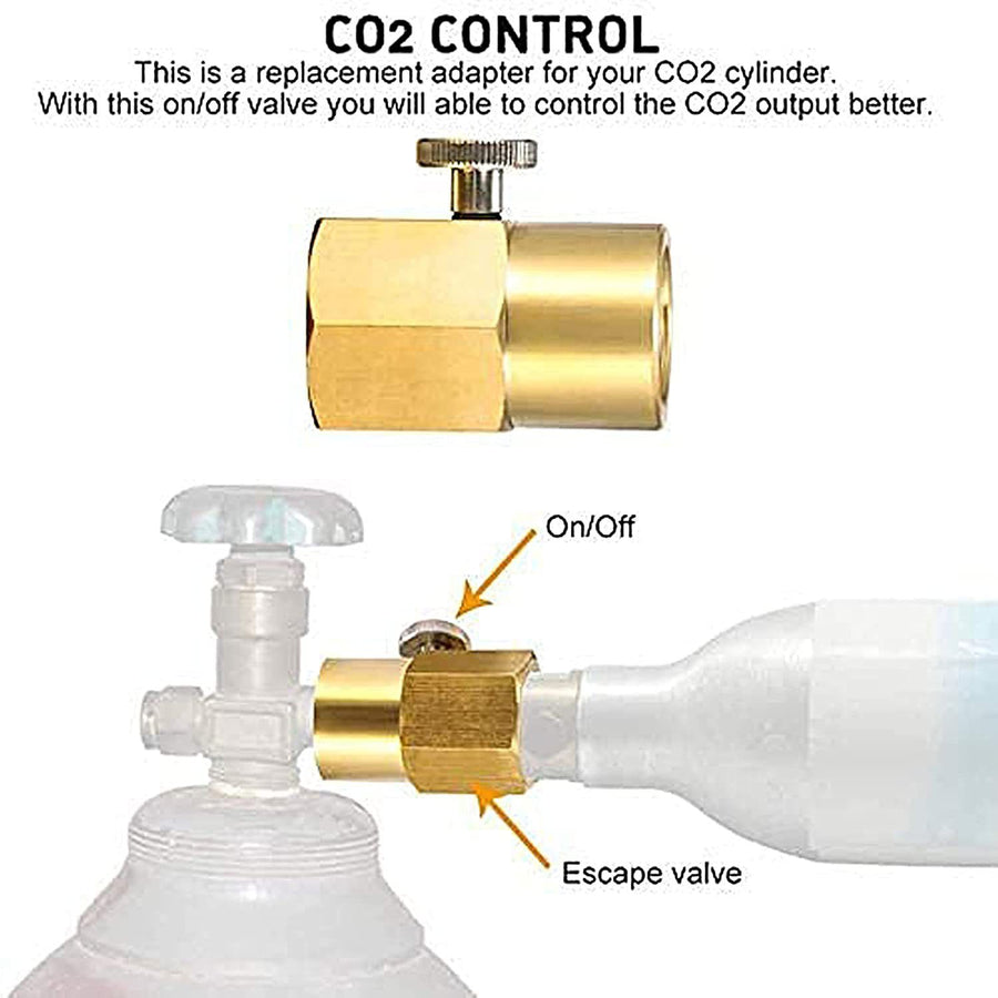 Soda Refill Bottle Adapter Refills Connector Kit for CGA320 to TR21-4,Soda Machine Soda  Adapter Connector Adapter Accessories