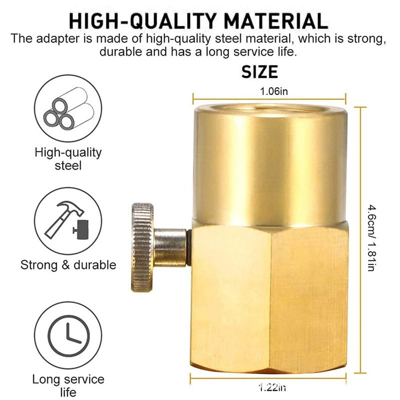 Soda Refill Bottle Adapter Refills Connector Kit for CGA320 to TR21-4,Soda Machine Soda  Adapter Connector Adapter Accessories