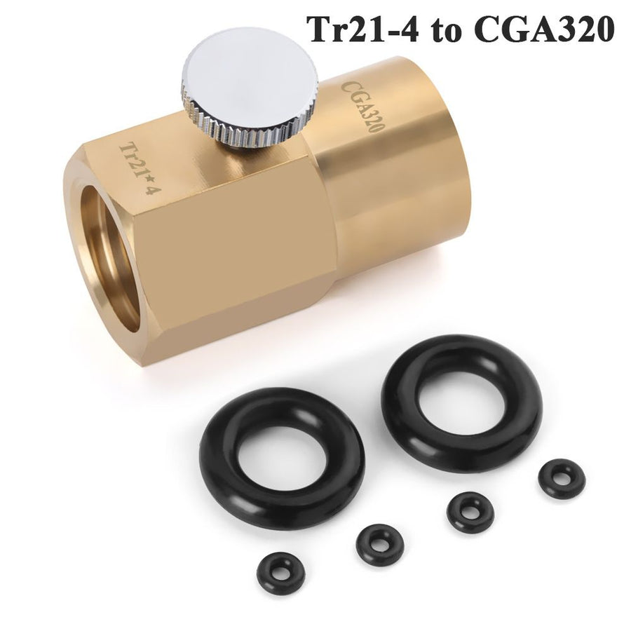 Soda Refill Bottle Adapter Refills Connector Kit for CGA320 to TR21-4,Soda Machine Soda  Adapter Connector Adapter Accessories