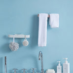 3 Pcs Wall Mounted Slippers Rack House Slippers Hanger Shower-shoe Holders Wall Mount Shower Slippers Organizers with Sticky