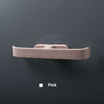 3 Pcs Wall Mounted Slippers Rack House Slippers Hanger Shower-shoe Holders Wall Mount Shower Slippers Organizers with Sticky