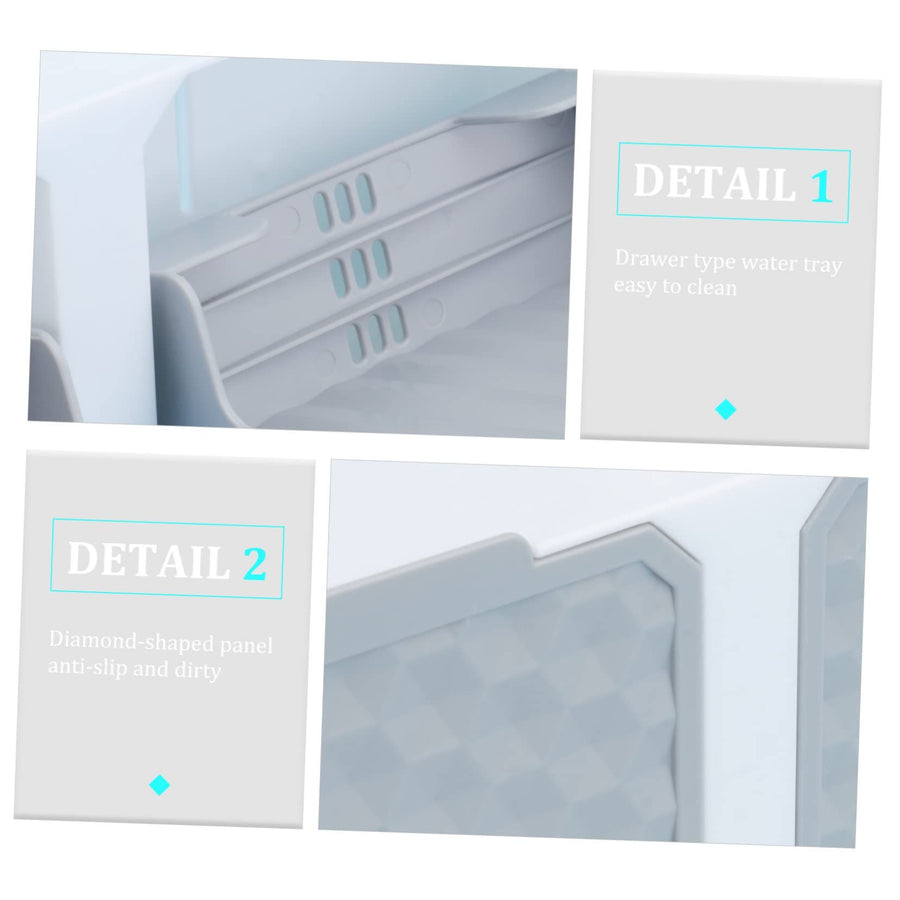 Box Wall-Mounted Soap Dish Soap Storage Case Soap Case Home Soap Holder Draining Soap Container Soap Storage Container Mounted