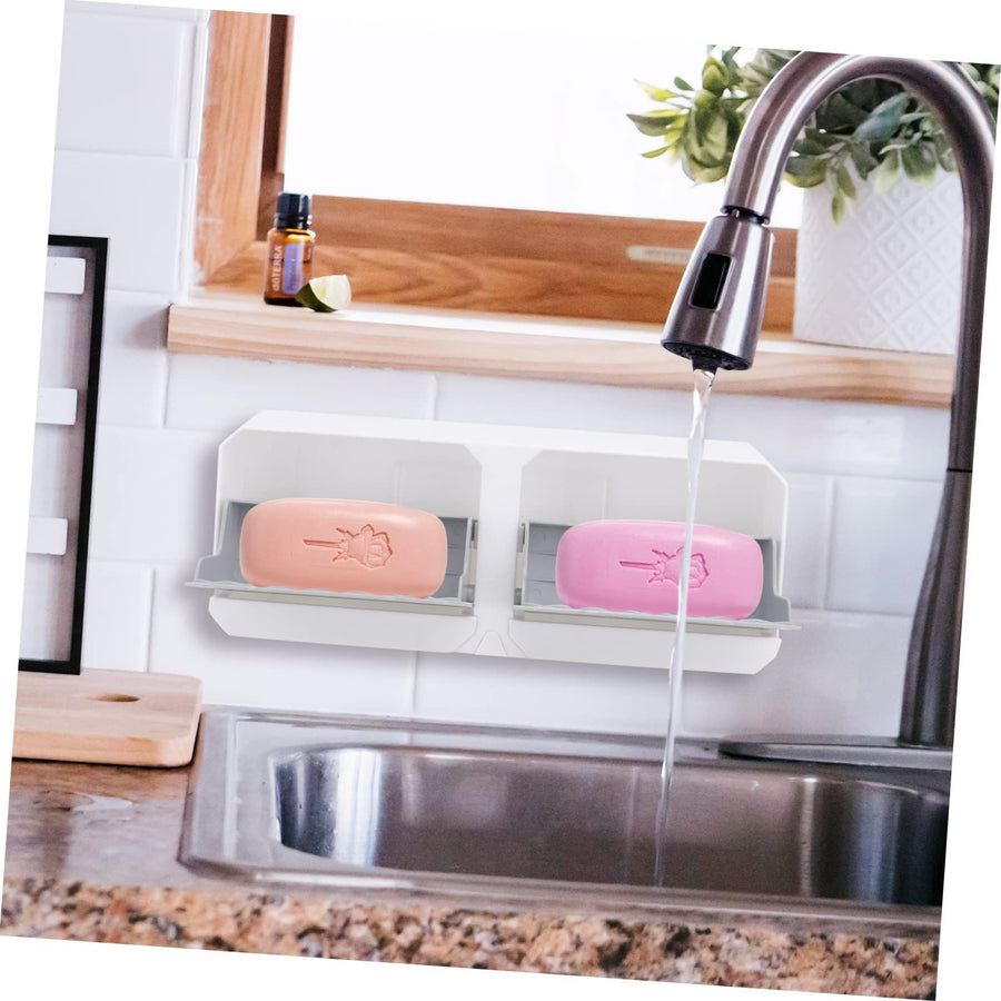 Box Wall-Mounted Soap Dish Soap Storage Case Soap Case Home Soap Holder Draining Soap Container Soap Storage Container Mounted
