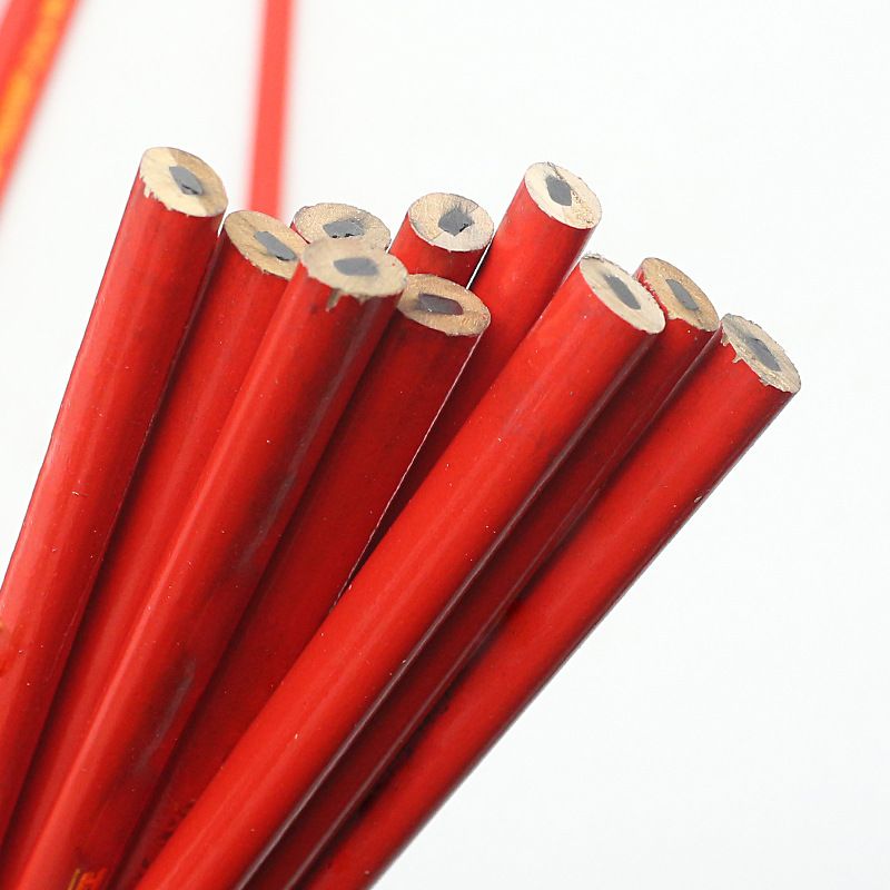 30 Pcs Carpenter Pencils, Octagonal Hard Black Carpenter Pencils, Construction Plan Pencils for Woodworking Marking