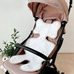 Breathable Baby Pad Must Get Pram Addition Bear Pattern Pram Cooling Insert Soft & Comfortable Pad for Infants Pram Insert（2pcs）