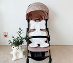Breathable Baby Pad Must Get Pram Addition Bear Pattern Pram Cooling Insert Soft & Comfortable Pad for Infants Pram Insert（2pcs）