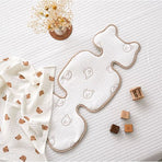 Breathable Baby Pad Must Get Pram Addition Bear Pattern Pram Cooling Insert Soft & Comfortable Pad for Infants Pram Insert（2pcs）