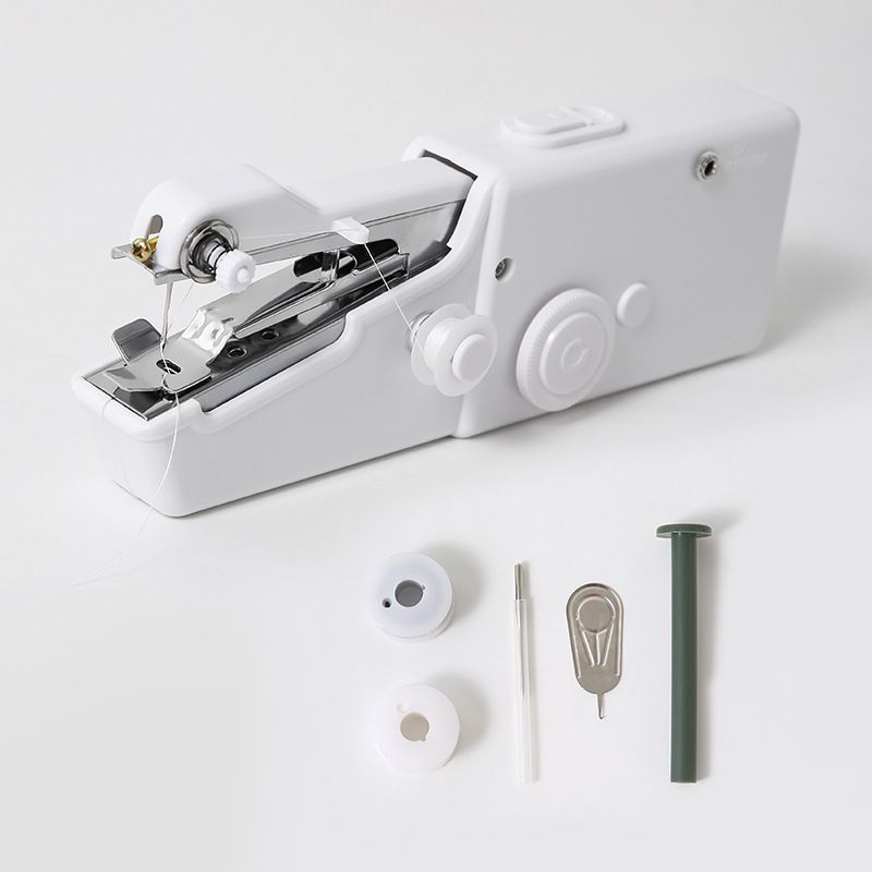 Handheld Sewing Machine Mini Portable Sewing Tool More Friendly to the Handicapped Easy-to-operate Portable(battery not included）