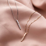 Elegant Necklace Stainless Steel Pendant Necklace Quran Verse Pendant Necklace Religious Neck Jewelry Gift （2pcs）