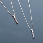 Elegant Necklace Stainless Steel Pendant Necklace Quran Verse Pendant Necklace Religious Neck Jewelry Gift （2pcs）