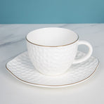 Ceramic Coffee Mugs with Texture Patterns for Man,Woman,Dad,Mom, Modern Coffee Mugs Set of 2 for Latte/Cappuccino/Cocoa