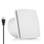 6 Inch Exhaust Fan, 6 Inch Extractor Fan with Damper, Garage Ventilation Fan for Home Kitchen Bedroom Office Ceiling & Wall Mount