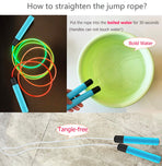 LED Light Up Jump Ropes for Kids Boys Girls, Glowing Skipping Rope Students Sports Class, Adjustable for Men Women