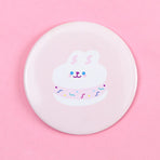 Folding Mirror, Hand-held Vanity Mirror, Portable Cute Mini Daisy Small Mirror, Small Round Mirror in Student Dormitory-5pcs