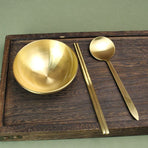 1 Set Metal Chopsticks Salad Bowl Ramen Bowls Bowl Reusable Bowls Bowl Metal Bowl Dessert Storage Bowl Kitchen