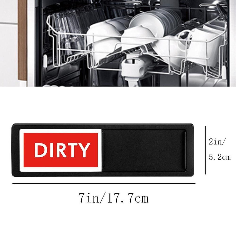 Dishwasher Magnet, Clean Dirty Sign Indicator For Dishwasher Non-Scratch Easy To Read And Strong Slide For Changing Signs