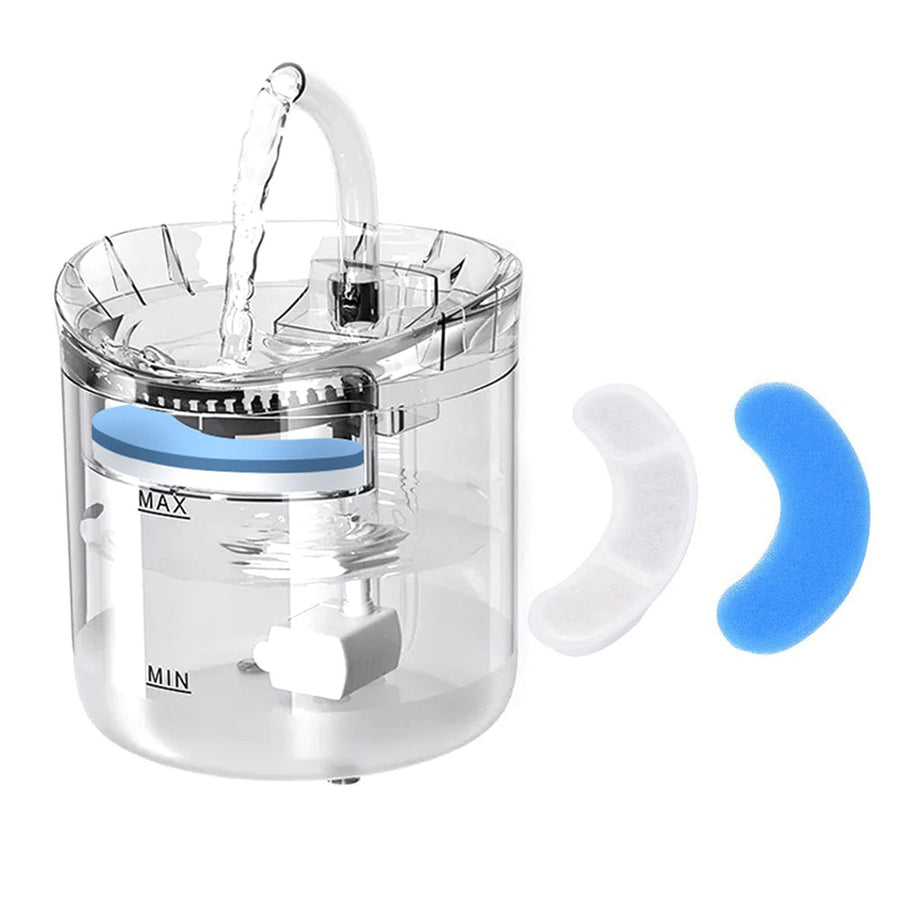 8PCS Pet Fountain Filter Replacements, Blue White Filter Element for Automatic Cat Water Fountain Dog Water Dispenser