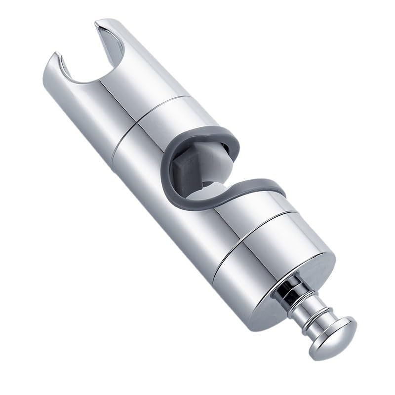 Bathroom Universal Shower Head Holder 18~25mm Adjustable Replacement 360° Rotatable Shower Rail Slide Holder Bracket-2pcs