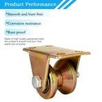 32mm Small Pulley Wheel Galvanize for Rope, Ball Bearing Inside, for Wire Rope Guides, Light Lifting, Clothesline, Winch, 2 Pack