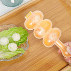 Rice Ball Mold,Rice Ball Shaker, Ball Shaped Kitchen Tools DIY Lunch, Maker Mould Food Decor for Kids, Mold With a Mini Rice
