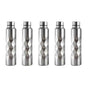 5X 1000Ml Single-Wall Stainless Steel Water Bottle Gym Sport Bottles Portable Beer Drink Bottle