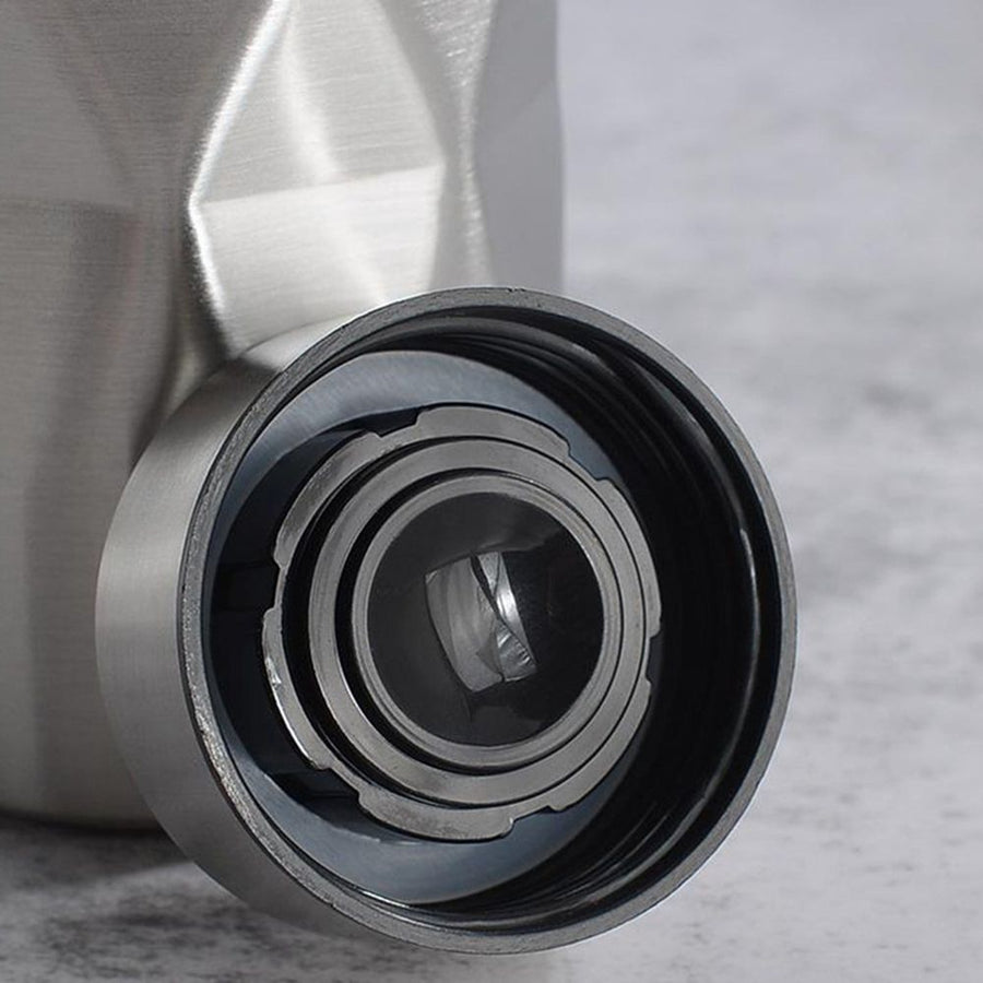 5X 1000Ml Single-Wall Stainless Steel Water Bottle Gym Sport Bottles Portable Beer Drink Bottle