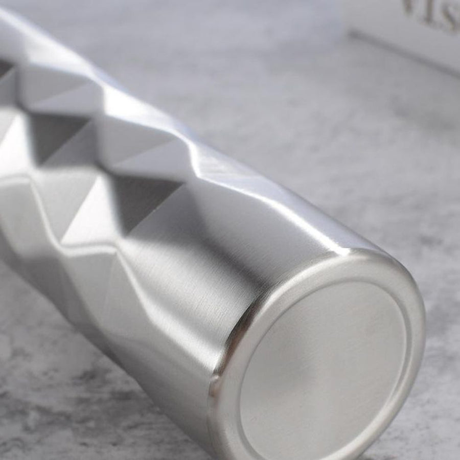 5X 1000Ml Single-Wall Stainless Steel Water Bottle Gym Sport Bottles Portable Beer Drink Bottle