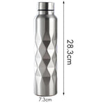 5X 1000Ml Single-Wall Stainless Steel Water Bottle Gym Sport Bottles Portable Beer Drink Bottle
