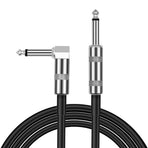 Guitar Cable 10ft Electric Instrument Bass AMP Cord for Electric Mandolin, Audio Instrument Cable