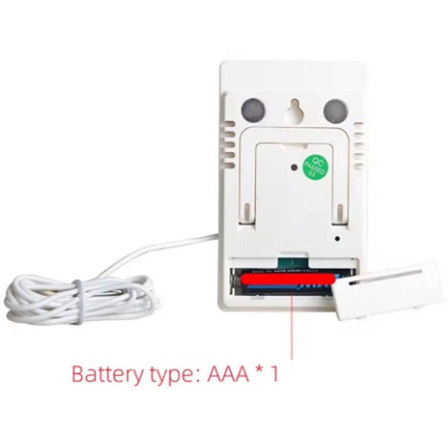 Digital Thermometer Hygrometer Indoor Outdoor Temperature Humidity Meter C/F LCD Display Sensor Probe Weather Station