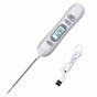 0629 Rechargeable Food Thermometer BBQ Cooking Temperature Measurement Tool Meat Thermometer Baking Oven Thermometer