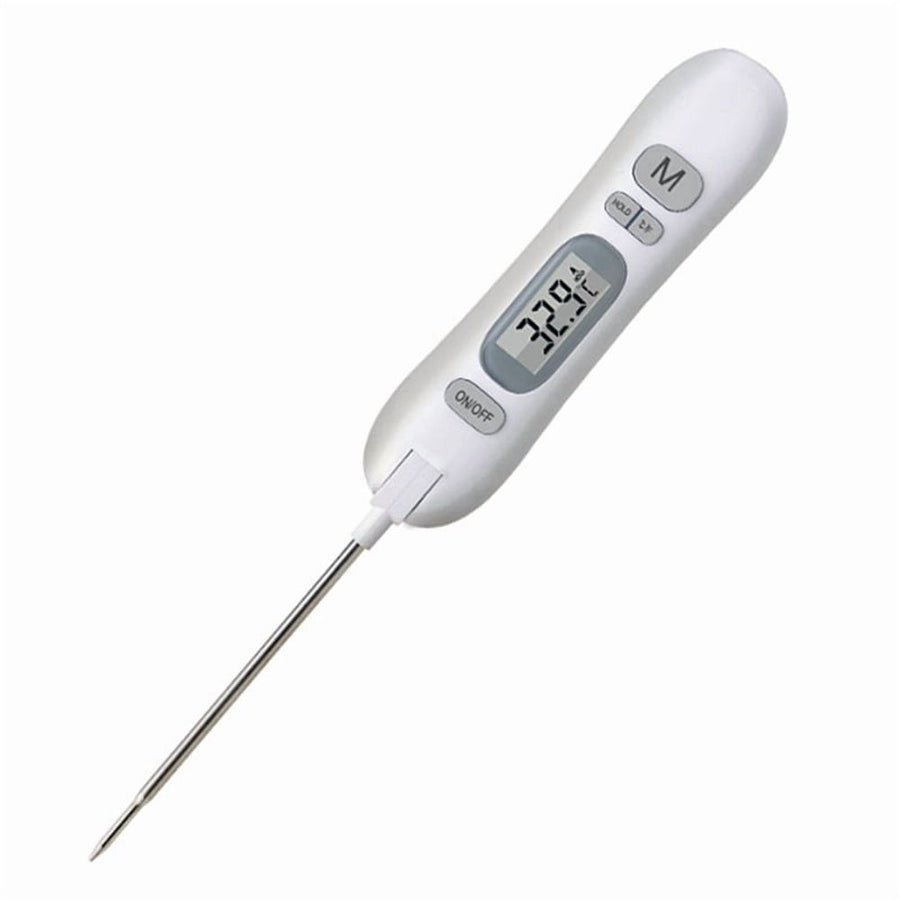 0629 Rechargeable Food Thermometer BBQ Cooking Temperature Measurement Tool Meat Thermometer Baking Oven Thermometer