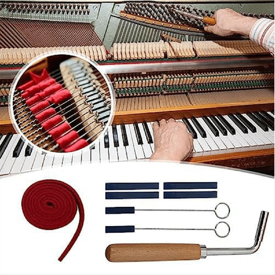 Professional Piano Tuning Kit, Tuner Hammer Mute , Lever Tools