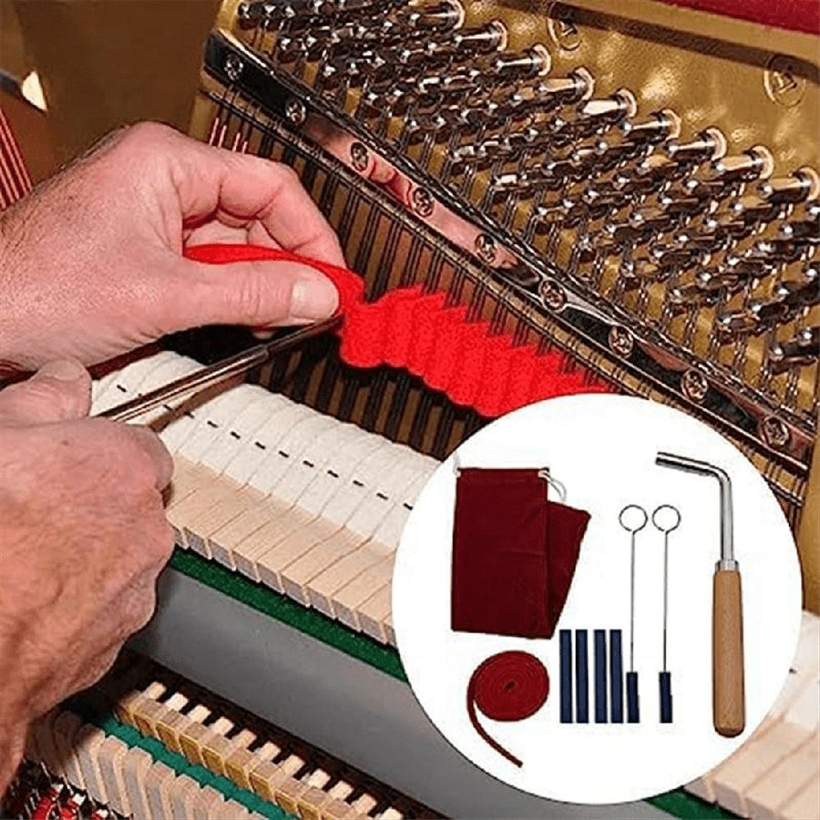 Professional Piano Tuning Kit, Tuner Hammer Mute , Lever Tools