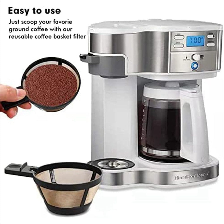 4x Reusable Coffee Basket Filter for 2-Way Brewer Coffee Maker Models 49980A, 49980Z, 47650, 49933